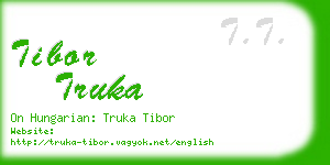 tibor truka business card